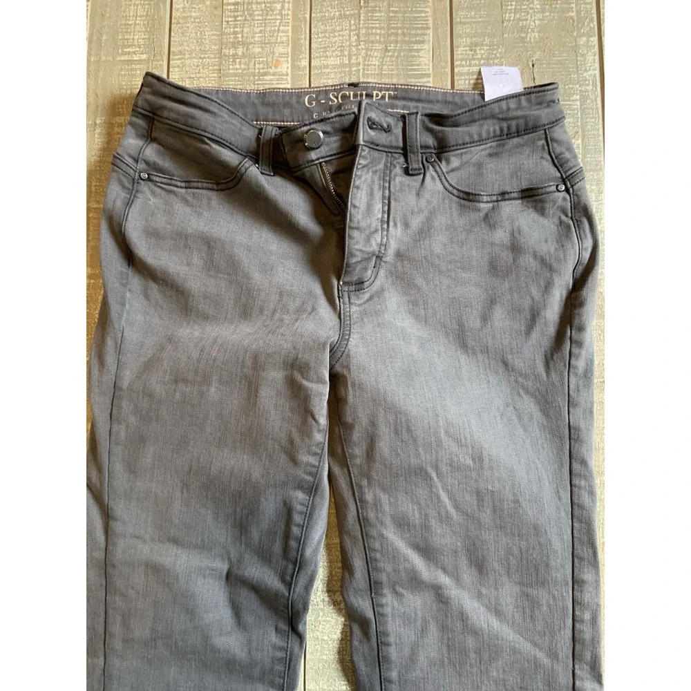 G Giuliana G-Sculp Inside‎ Slit Boot-Cut Jean Womens Size 12 Valley Grey Wash